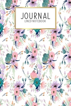 Journal Lined Notebook: Matryoshka Russian Dolls Stacking Floral | Blank Lined Journal | Gratitude Journal | 6" x 9" 100 Pg |Motivational Quotes | Self-Care | Diary | Gift