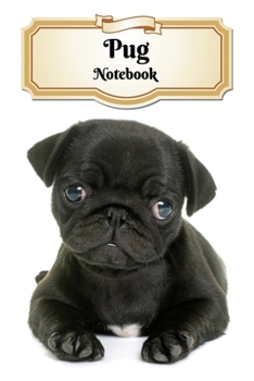 Paperback Pug Notebook: Puppy - Composition Book 150 pages 6 x 9 in. - 5x5mm Graph Paper - Writing Notebook - Grid Paper - Soft Cover - Drawin Book