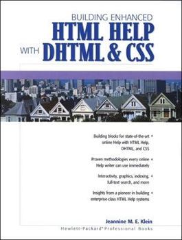 Paperback Building Enhanced HTML Help with DHTML and CSS Book