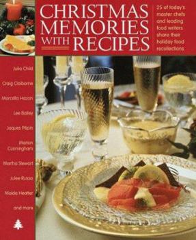 Hardcover Christmas Memories With Recipes Book