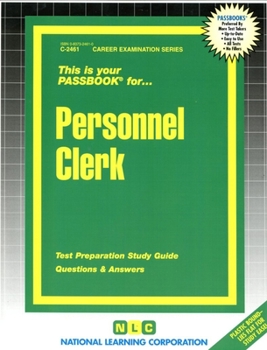 Paperback Personnel Clerk Book