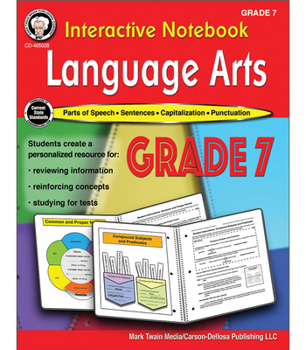 Paperback Interactive Notebook: Language Arts Resource Book, Grade 7 Book