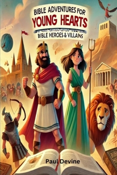 Paperback Bible Adventures for Young Hearts: Heroes & Villains Book