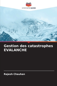 Paperback Gestion des catastrophes EVALANCHE [French] Book