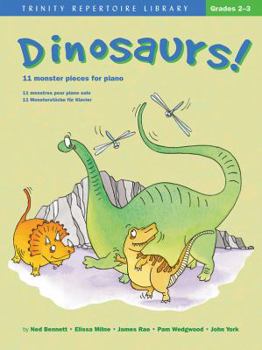 Paperback Dinosaurs!: 11 Monster Pieces for Piano Book