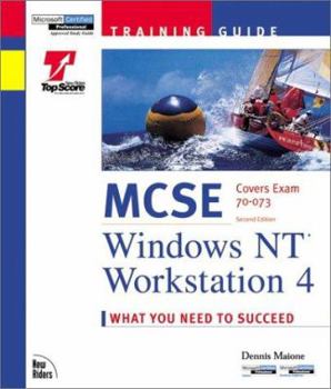 Hardcover MCSE Training Guide: Windows NT Workstation 4 [With Contains a Test Engine Similar to the Actual Test] Book