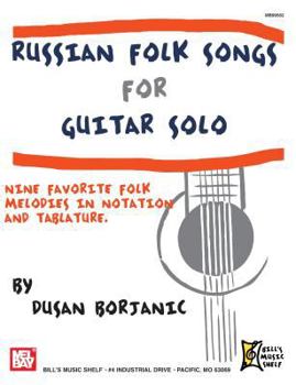 Paperback Russian Folk Songs For Guitar Solo Book