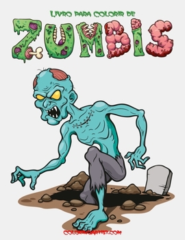 Paperback Livro para Colorir de Zumbis 2 [Portuguese] Book