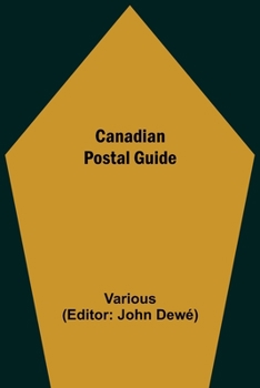 Paperback Canadian Postal Guide Book