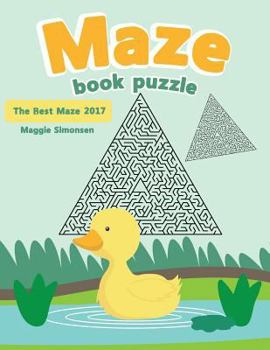 Paperback Maze book puzzle: The Best Maze 2017 Book