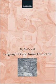 Hardcover Language in Cape Town's District Six Book