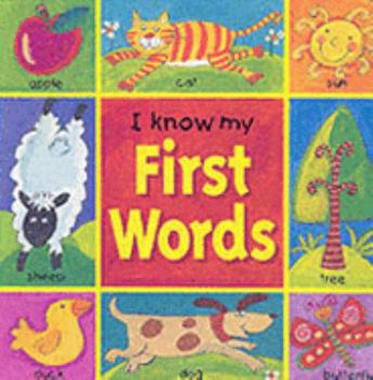 Hardcover I Know My First Words Board Book