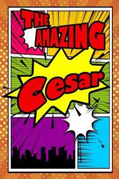 The Amazing Cesar: Isometric DOT Paper Portrait Notebook feature 120 pages 6"x9"