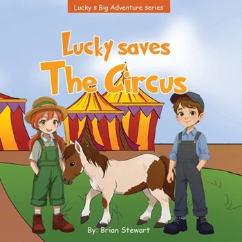 Paperback Lucky Saves The Circus [Large Print] Book