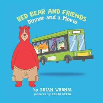 Paperback Red Bear and Friends in Dinner and a Movie Book