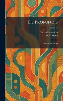 Hardcover De Profundis: Lectures and Essays Book