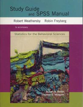 Paperback Statistics for the Behavioral Sciences, Study Guide and SPSS Manual Book