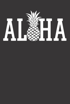 Paperback Notebook: Aloha College Ruled 6x9 120 Pages Book