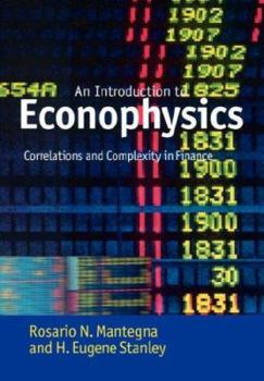 Paperback An Introduction to Econophysics Book