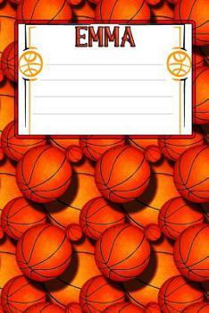 Paperback Basketball Life Emma: College Ruled Composition Book