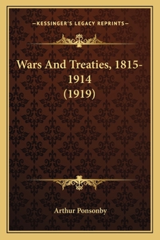 Wars & Treaties, 1815-1914