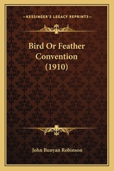 Paperback Bird Or Feather Convention (1910) Book