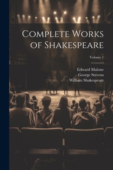 Paperback Complete Works of Shakespeare; Volume 1 Book