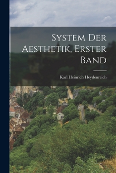 Paperback System der Aesthetik, erster Band [German] Book