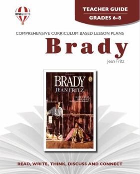 Paperback Brady - Teacher Guide by Novel Units Book