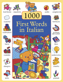 Hardcover 1000 Italian First Words Book