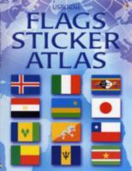 Paperback Flags Sticker Atlas Book