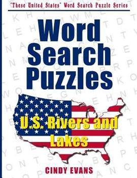 Paperback U.S. Rivers and Lakes Word Search Puzzles Book