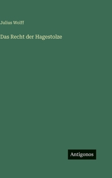 Hardcover Das Recht der Hagestolze [German] Book