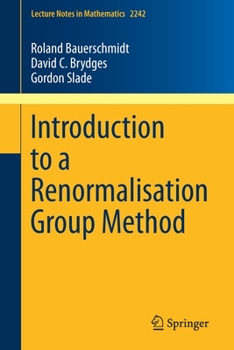 Paperback Introduction to a Renormalisation Group Method Book