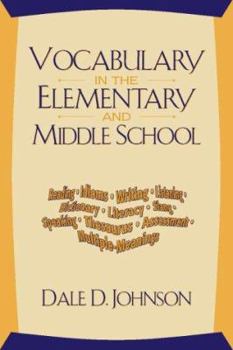 Paperback Vocabulary in the Elementary and Middle School Book