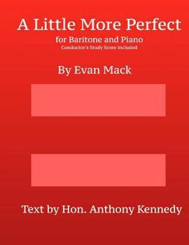 Paperback A Little More Perfect: Piano-Vocal and Conductor's Score Book