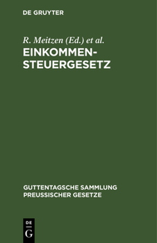 Hardcover Einkommensteuergesetz [German] Book