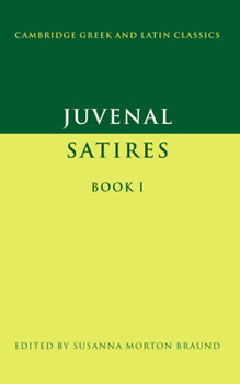 Paperback Juvenal: Satires Book I Book