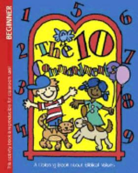 Paperback The 10 Commandments: A Coloring Book About Biblical Values Book
