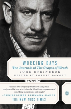 Paperback Working Days: The Journals of The Grapes of Wrath Book