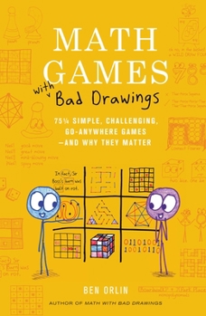 Hardcover Math Games with Bad Drawings: 75 1/4 Simple, Challenging, Go-Anywhere Games--And Why They Matter Book