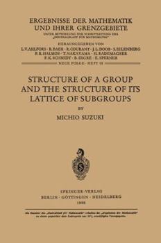 Paperback Structure of a Group and the Structure of Its Lattice of Subgroups Book