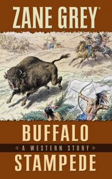Hardcover Buffalo Stampede: A Western Story (Thorndike Large Print Western Series) [Large Print] Book