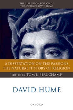 Paperback David Hume: A Dissertation on the Passions; The Natural History of Religion Book