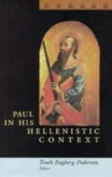 Hardcover Paul in Hellenistic Context Book