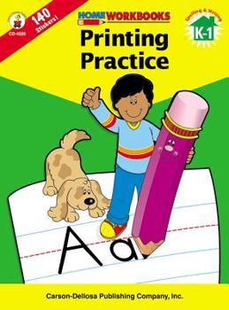 Paperback Printing Practice, Grades K - 1 [With 140 Stickers] Book