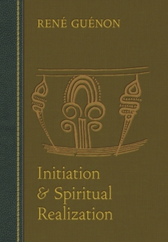 Hardcover Initiation and Spiritual Realization Book