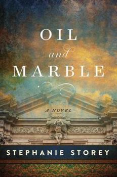 Hardcover Oil and Marble: A Novel of Leonardo and Michelangelo Book
