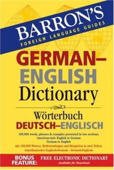 Paperback Barron's German-English Dictionary: Worterbuch Deutsch-Englisch Book