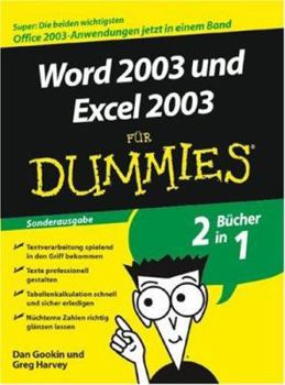 Paperback Word 2003 und Excel 2003 für Dummies (German Edition) [German] Book